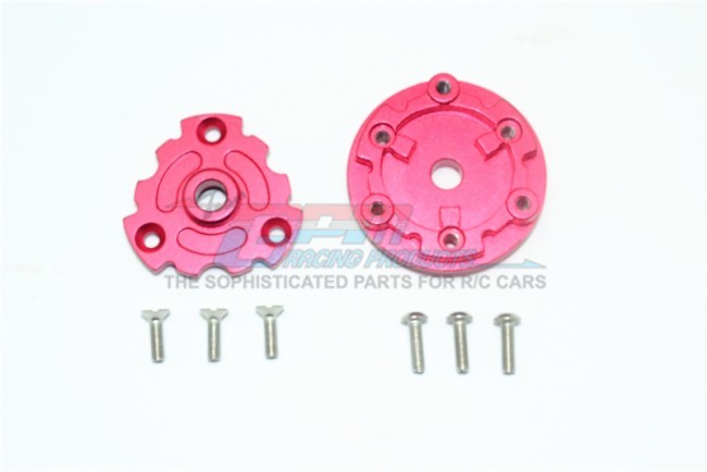 Gpm ER2035 Aluminum Trasmission Cush Drive Housing 1/10 Electric Traxxas 4wd E-revo Vxl Brushless 86086 Red