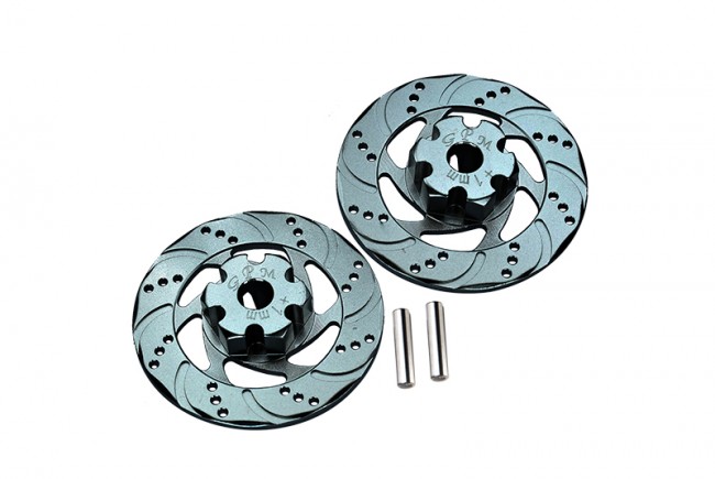 Gpm UDR010D+1MM Aluminum +1mm Hex With Brake Disk 8569 1/7 Unlimited Desert Racer Pro-scale 4x4-85076-4 Gun Silver