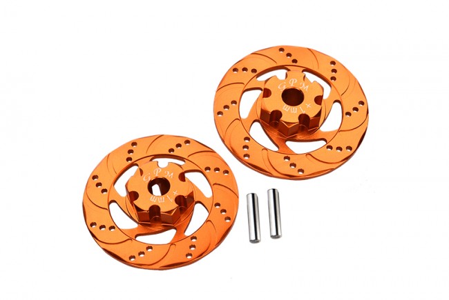 Gpm UDR010D+1MM Aluminum +1mm Hex With Brake Disk 8569 1/7 Unlimited Desert Racer Pro-scale 4x4-85076-4 Orange