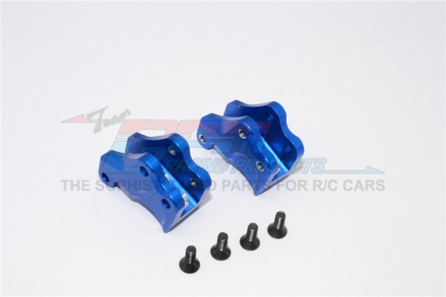 Gpm Aluminium Front/rear Gear Box Components Axial Rr10 Bomber Blue