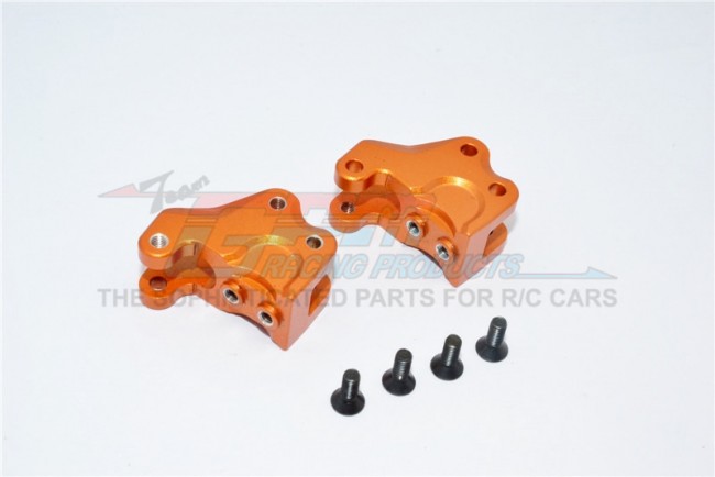 Gpm Aluminium Front/rear Gear Box Components Axial Rr10 Bomber Orange