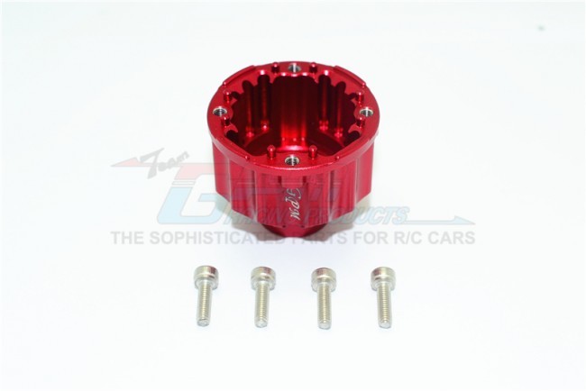 Gpm TXM8011 Aluminum Front Or Rear Differential Case For 8s Traxxas 1/5 X-maxx 8s Monster Red