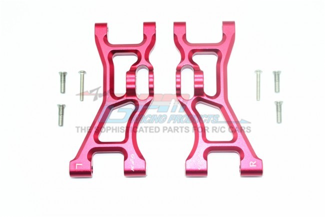 Gpm RK055 Aluminum Front Lower Suspension Arm  Losi 1/10 Rock Rey Los03009t1/t2 Red
