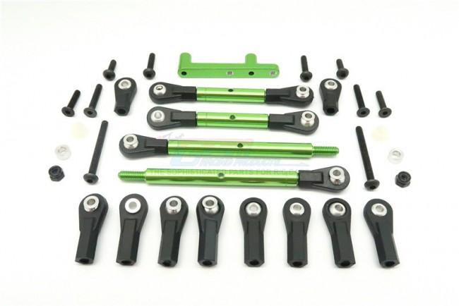 Gpm CC161 Alloy Rear Adjustable Suspension Links 1/10 Rc Tamiya Cc-01 Green