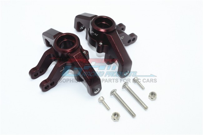 Gpm SB021 Aluminum Front Knuckle Arms Team Losi 1/6 Super Baja Rey 4x4 Brown