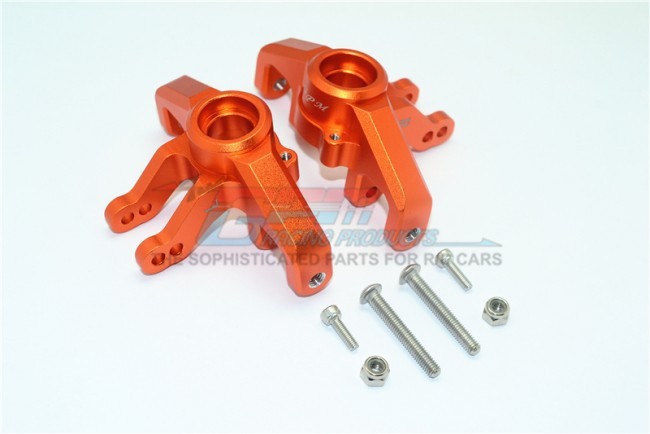 Gpm SB021 Aluminum Front Knuckle Arms Team Losi 1/6 Super Baja Rey 4x4 Orange