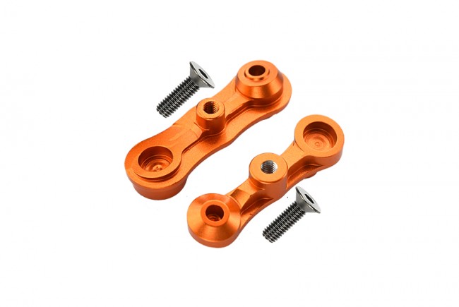 Gpm SB048A Aluminum Stabilizing Mount For Steering Assembly Team Losi 1/6 Super Baja Rey 4x4 Orange