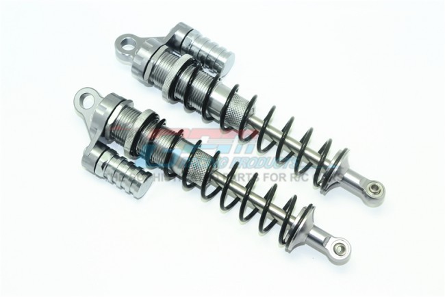 Gpm SB170R/L Aluminum Rear L-shape Shocks (170mm) Team Losi 1/6 Super Baja Rey 4x4 Gun Silver