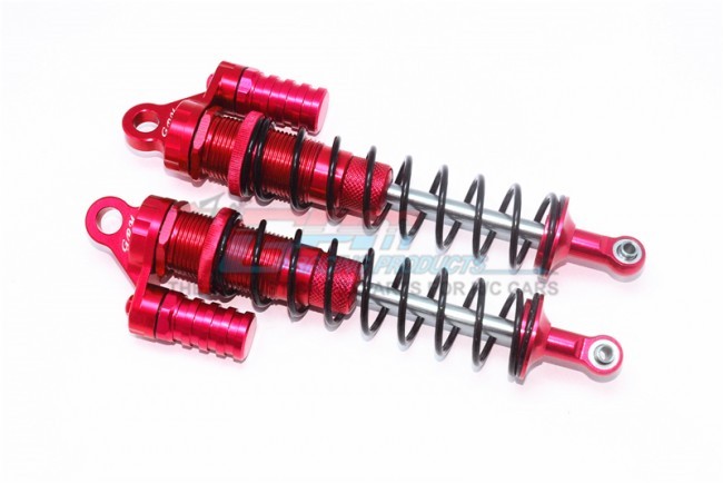 Gpm SB170R/L Aluminum Rear L-shape Shocks (170mm) Team Losi 1/6 Super Baja Rey 4x4 Red