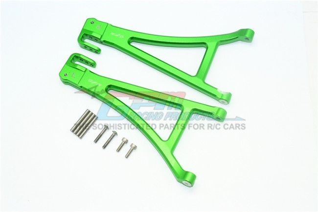 Gpm ER2055 Aluminum Front Lower Suspension Arm  Traxxas-1/10 E-revo Vxl 86086-4 Green