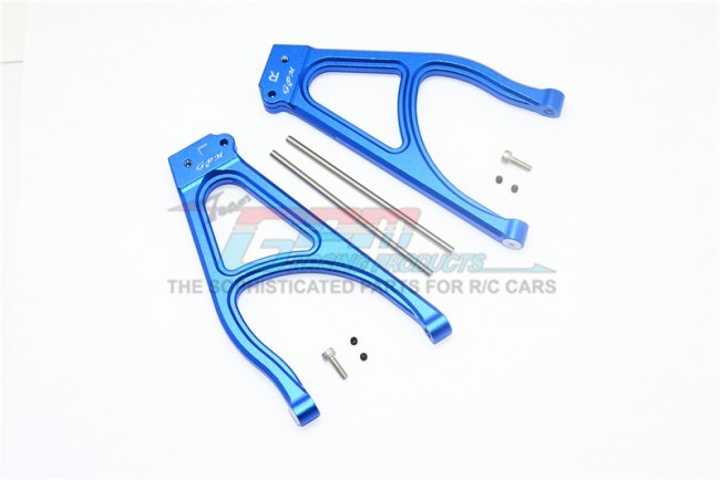 Gpm Aluminum Rear Upper Suspension Arm Traxxas-1/10 E-revo Vxl 86086-4 Blue