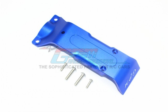 Gpm ER2331R Aluminum Rear Skid Plate Traxxas-1/10 E-revo Vxl 86086-4 Blue