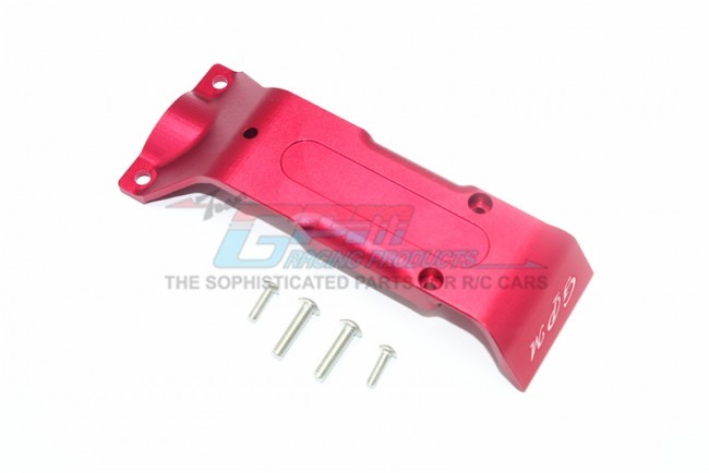 Gpm ER2331R Aluminum Rear Skid Plate Traxxas-1/10 E-revo Vxl 86086-4 Red