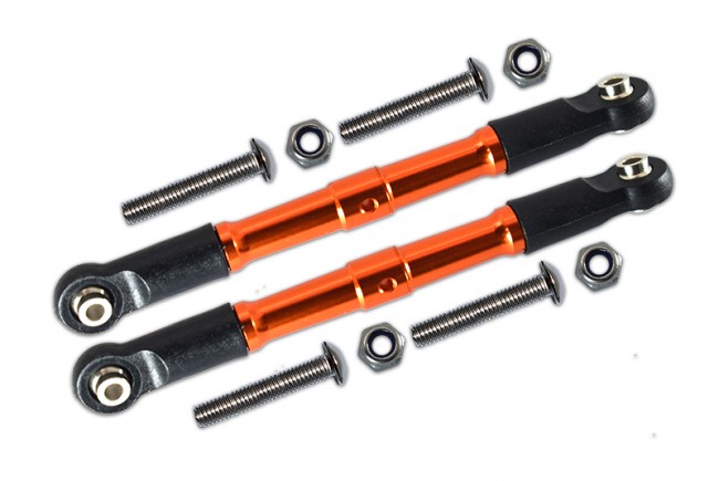 Gpm RK162 Aluminum Front Turnbuckle For Steering Losi Rc 1/10 Rock Rey Los03009t1/t2 Orange