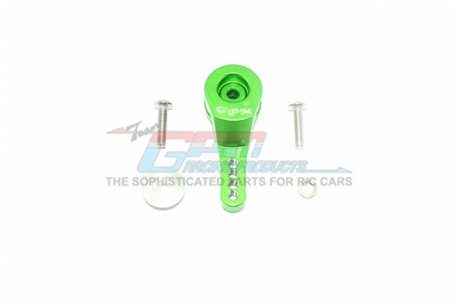 Gpm TRX4025TA/4H Aluminum 25t Servo Horn W. Built-in Spring (4 Positioning Holes) Traxxas 1/10 Trx4 Defender Trail Crawler Green