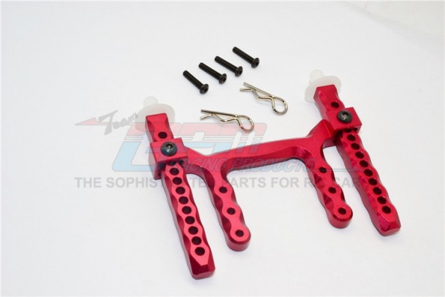 Gpm CRA201R Aluminium Rear Body Post Mount With Delrin Post Traxxas Craniac Red