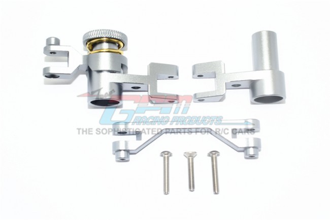 Gpm UDR048 Aluminum Steering Assembly  8543 Traxxas 1/7 Unlimited Desert Racer Gun Silver