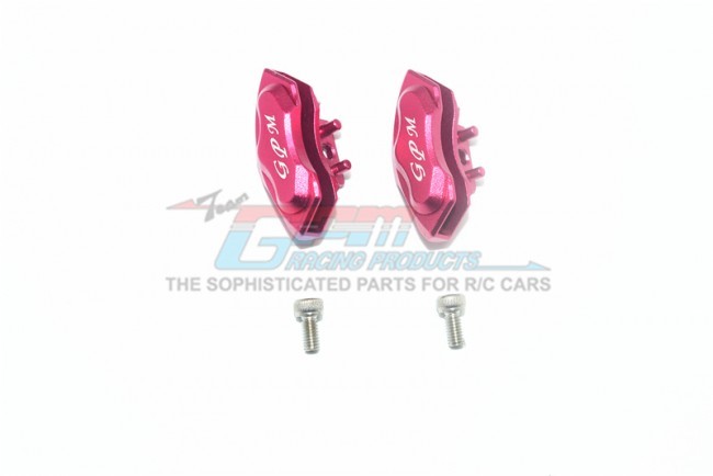 Gpm GT006 Aluminum Front/rear Brake Caliper Traxxas 1/10 4wd Ford Gt4-tec 2.0 Red