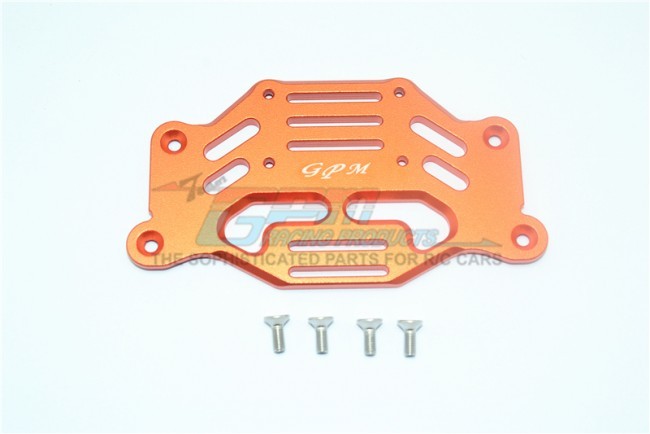 Gpm TRX4015F Aluminum Front Fender Stabilizing Plate 1/10 Traxxas Trx-4 Rock Cralwer Orange