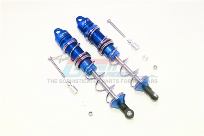 Gpm MAK135RA Aluminum Rear Double Section Spring Dampers 135mm Arrma 1/8 Outcast 6s Blx Stunt Truck Blue
