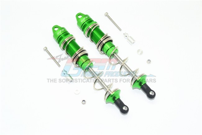 Gpm MAK135RA Aluminum Rear Double Section Spring Dampers 135mm Arrma 1/8 Outcast 6s Blx Stunt Truck Green
