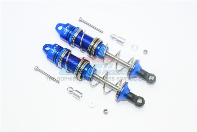Gpm MAK115FA  Aluminum Front Double Section Spring Dampers 115mm Arrma 1/8 Outcast 6s Blx Stunt Truck Blue