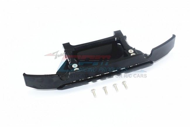 Gpm TRX4330FG Aluminum Front Bumper+skid Plate For Trx-4 Mercedes-benz Traxxas Trx-4 Mercedes-benz G500 82096-4 Black