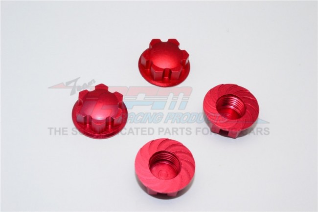 Aluminium Wheel Locker For 6s Traxxas Xmaxx 6s Red