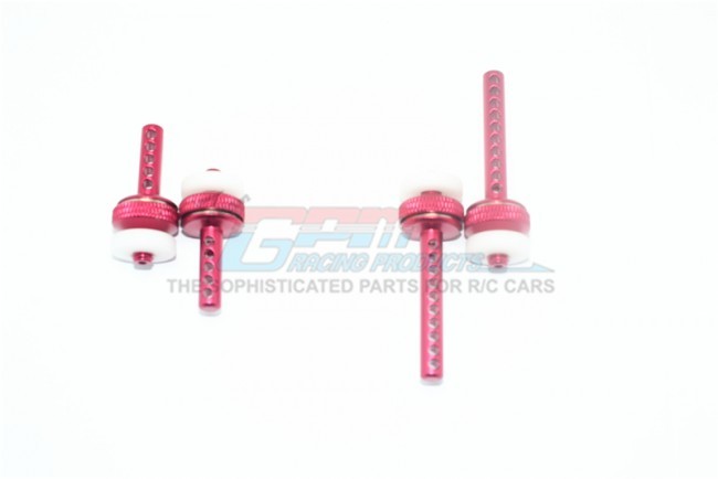 Gpm ES201FRA Aluminum Front Rear Magnetic Body Posts 1/10 Element Rc Enduro Sendero Trail Truck 40100 Red