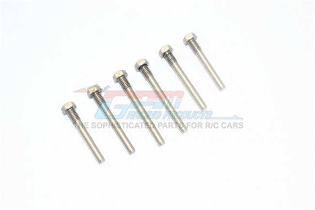 Gpm TXMSACC/6-OC Stainless Steel Front/rear Suspension Screw Pin Traxxas-1/10 Maxx Monster Truck 89076-4 