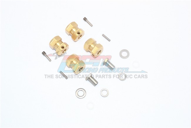 Gpm RR010X/1215-OC Brass Wheel Hex Adapters 15mm 1/10 Axial Racing Rr10 Wraith Smt10 