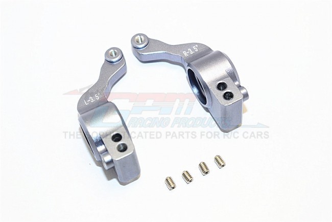 Gpm XO022 Aluminium Rear Knuckle Arm 3.5 Degree Angle Traxxas Xo-01 Gun Silver